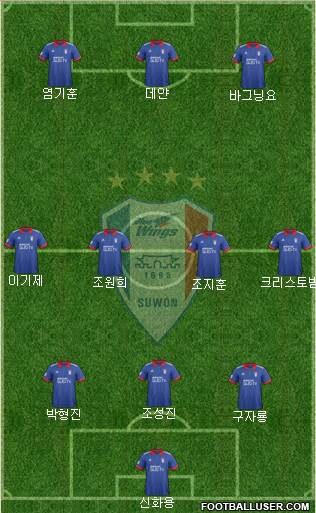 Suwon Samsung Blue Wings Formation 2018