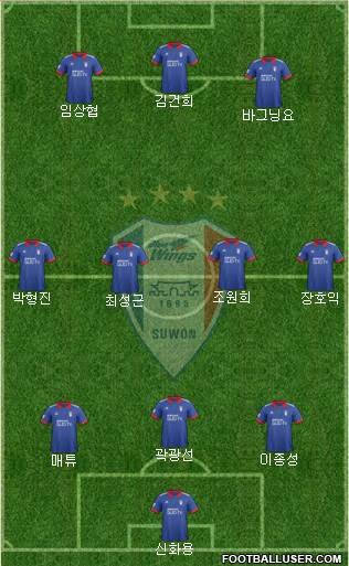 Suwon Samsung Blue Wings Formation 2018