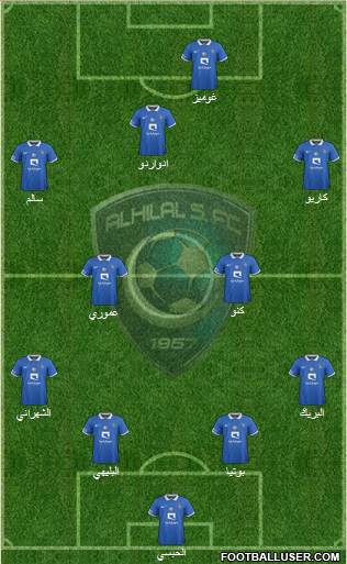 Al-Hilal (KSA) Formation 2018