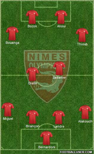 Nîmes Olympique Formation 2018