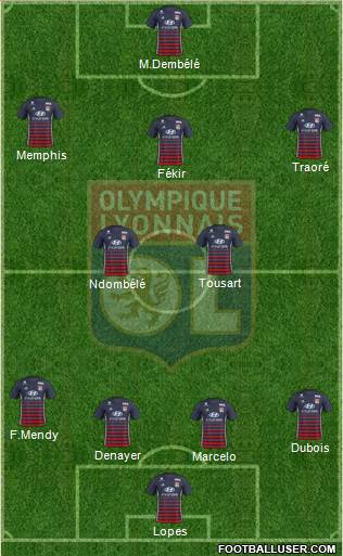 Olympique Lyonnais Formation 2018