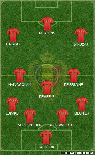 Belgium Formation 2018