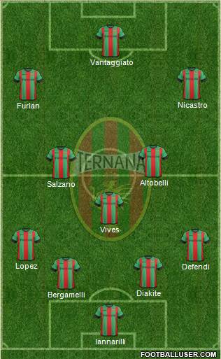 Ternana Formation 2018