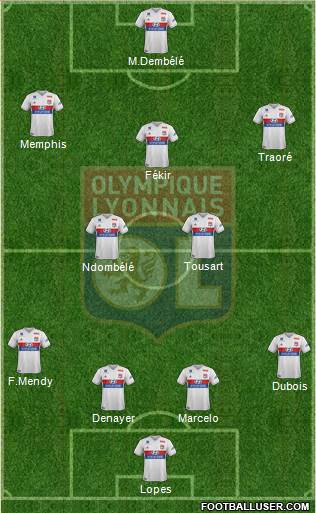 Olympique Lyonnais Formation 2018