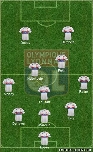 Olympique Lyonnais Formation 2018
