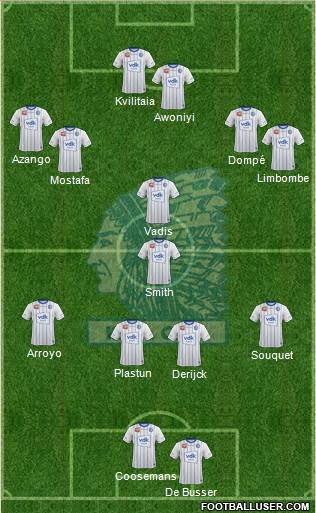 KAA Gent Formation 2018