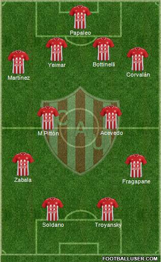Unión de Santa Fe Formation 2018