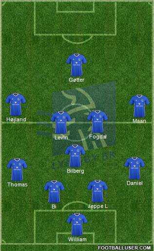 Lyngby Boldklub af 1921 Formation 2018