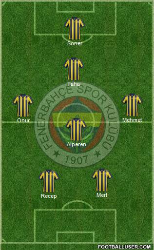 Fenerbahçe SK Formation 2018