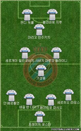 Club Brugge KV Formation 2018