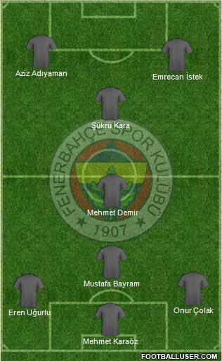 Fenerbahçe SK Formation 2018