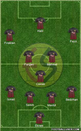Eskisehirspor Formation 2018