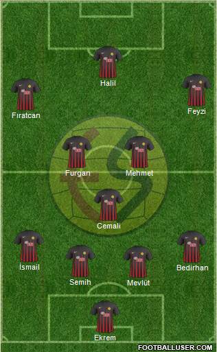 Eskisehirspor football formation