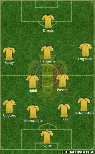 Belgium Formation 2018