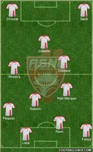 A.S. Nancy Lorraine football formation