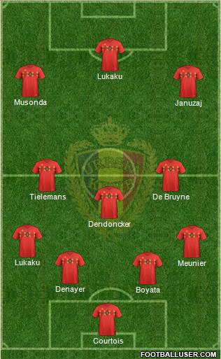 Belgium Formation 2018