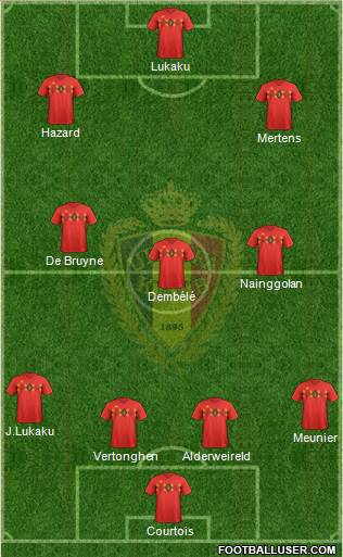 Belgium Formation 2018