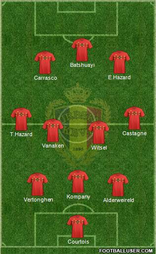 Belgium Formation 2018