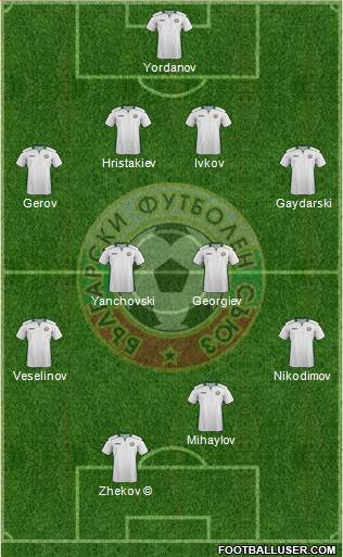 Bulgaria football formation