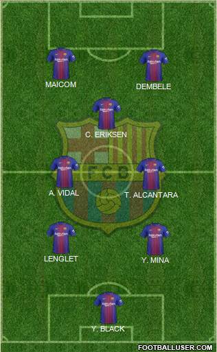 F.C. Barcelona Formation 2018
