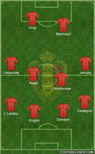 Belgium Formation 2018