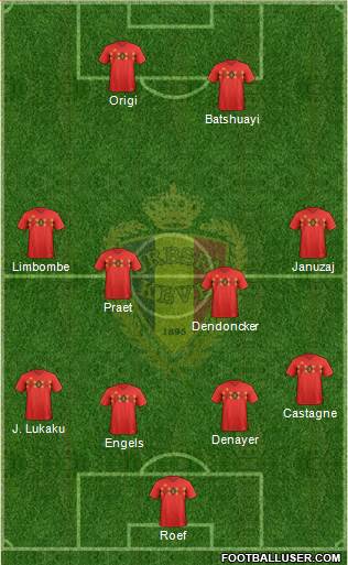 Belgium Formation 2018