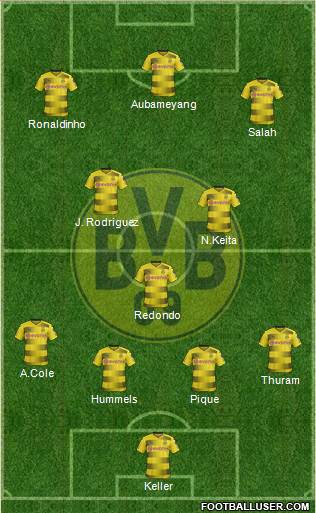 Borussia Dortmund Formation 2018