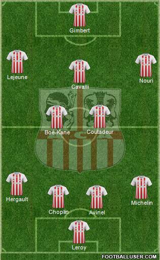 Athletic Club Ajaccien Football football formation