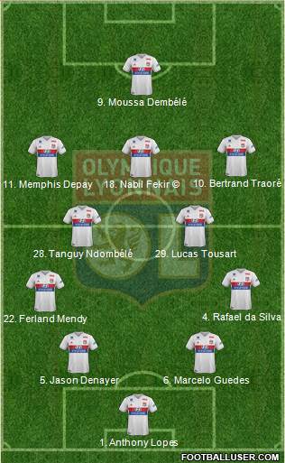Olympique Lyonnais Formation 2018