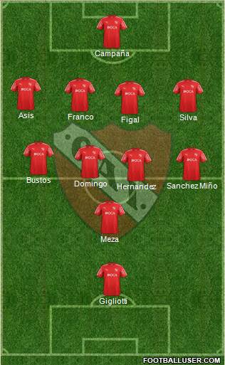 Independiente Formation 2018