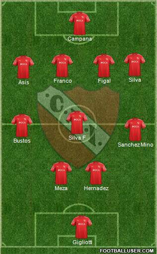 Independiente Formation 2018