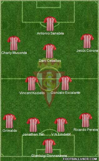 Real Sporting S.A.D. Formation 2018