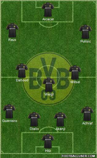 Borussia Dortmund Formation 2018