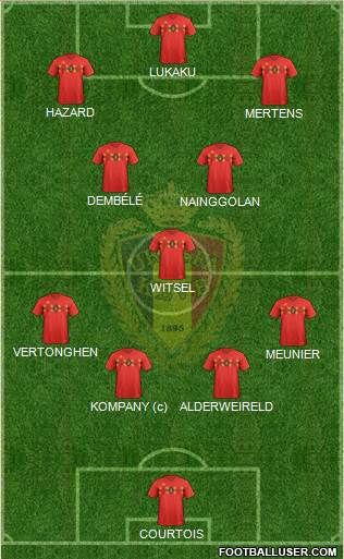 Belgium Formation 2018