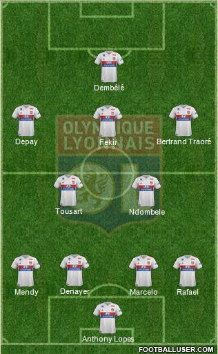 Olympique Lyonnais Formation 2018