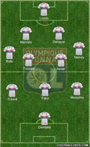 Olympique Lyonnais Formation 2018