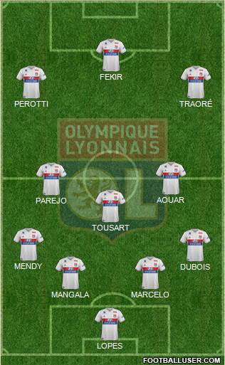 Olympique Lyonnais Formation 2018