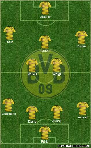 Borussia Dortmund Formation 2018