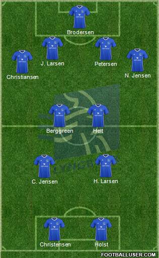 Lyngby Boldklub af 1921 Formation 2018