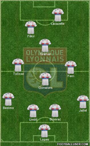 Olympique Lyonnais Formation 2018