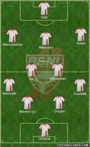 A.S. Nancy Lorraine football formation