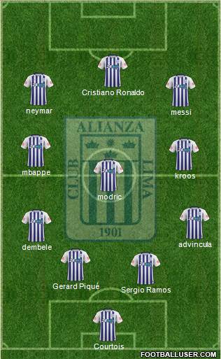 C Alianza Lima Formation 2018