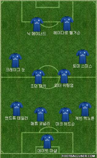 Cardiff City Formation 2018