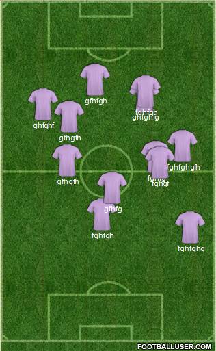 KF Ulpiana football formation