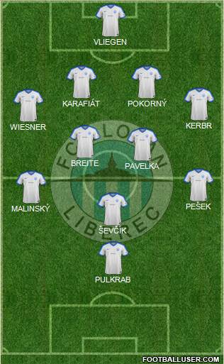 Slovan Liberec Formation 2018