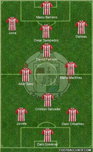 Zamora C.F. Formation 2018