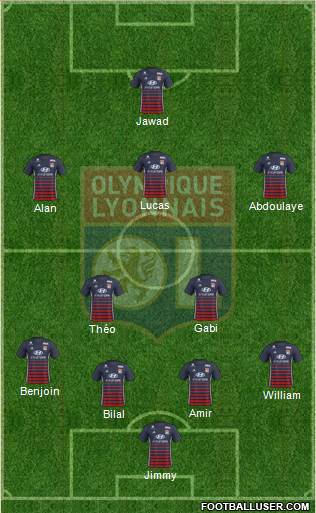 Olympique Lyonnais Formation 2018