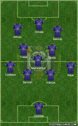 RSC Anderlecht Formation 2018