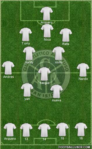 Acassuso football formation