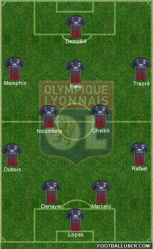 Olympique Lyonnais Formation 2018
